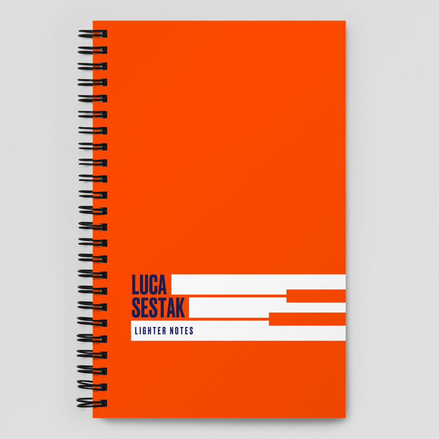Spiral Notebook Lighter Notes &VerticalLine; Luca Sestak